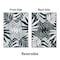 World Rug Gallery Contemporary Floral Leaves Reversible Recycled Plastic 3' X 5' Navy Outdoor Rug 6072NAVY3X5 - alternate 6